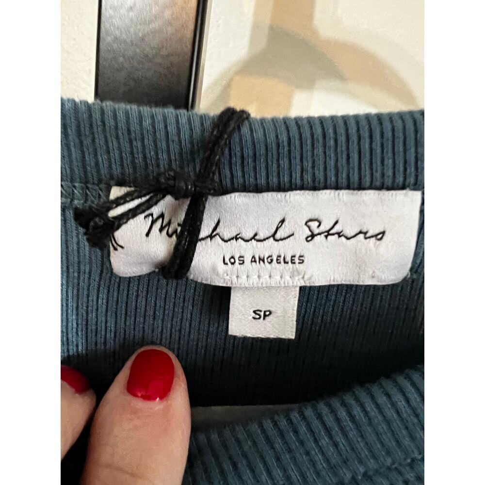 Michael Stars Teal Sleeveless Maxi Dress - Picture 4 of 8
